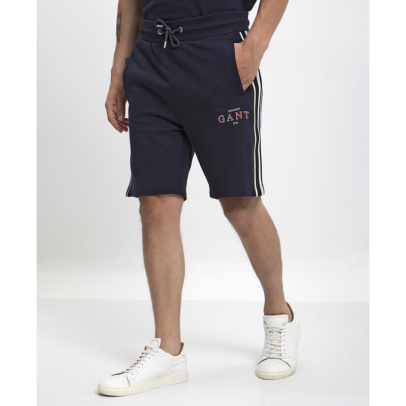 Gant Ανδρική Βερμούδα Jersey Φούτερ σε Μπλε