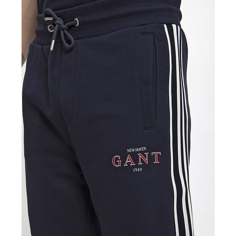 Gant Ανδρική Βερμούδα Jersey Φούτερ σε Μπλε
