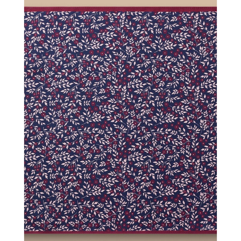 Charles Tyrwhitt Ανδρικό Μαντήλι Τσέπης Floral από Μετάξι σε Μπλε
