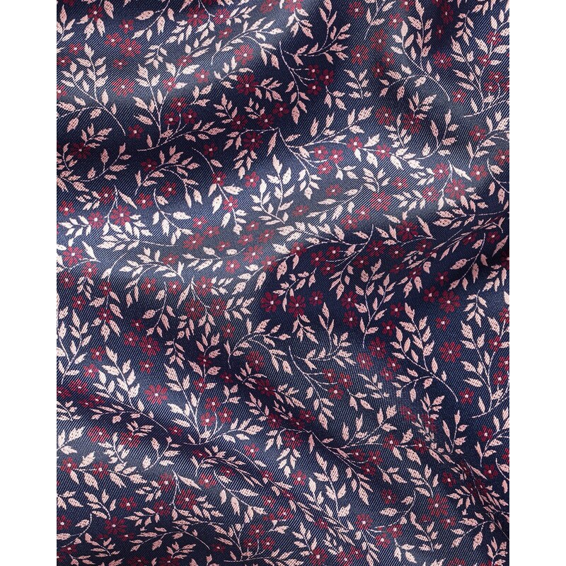 Charles Tyrwhitt Ανδρικό Μαντήλι Τσέπης Floral από Μετάξι σε Μπλε