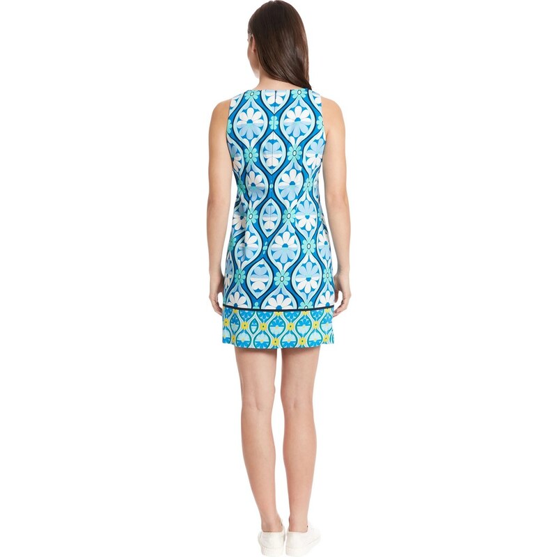 Allegra Carmine Φόρεμα Floral Print σε Μπλε Εμπριμέ