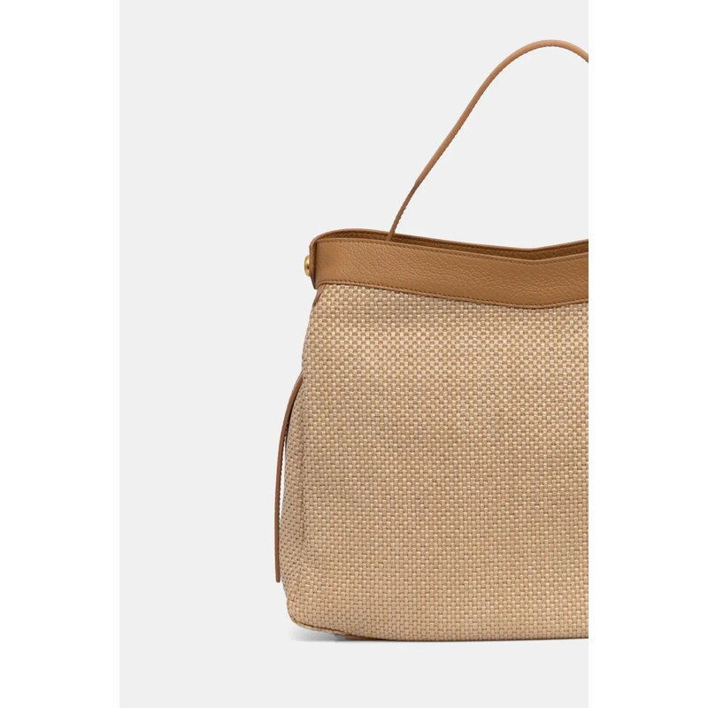 Τσάντα Gianni Chiarini OTTAVIA χρώμα: καφέ, BS 11642 CST-TKL