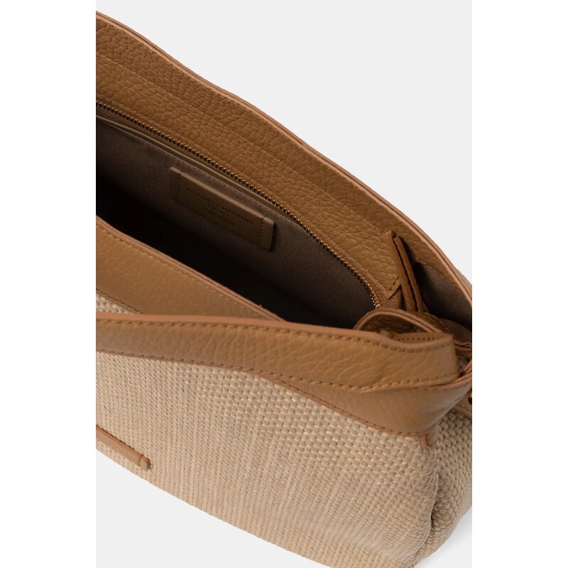 Τσάντα Gianni Chiarini OTTAVIA χρώμα: καφέ, BS 11642 CST-TKL