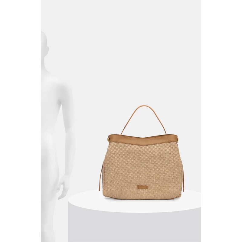Τσάντα Gianni Chiarini OTTAVIA χρώμα: καφέ, BS 11642 CST-TKL