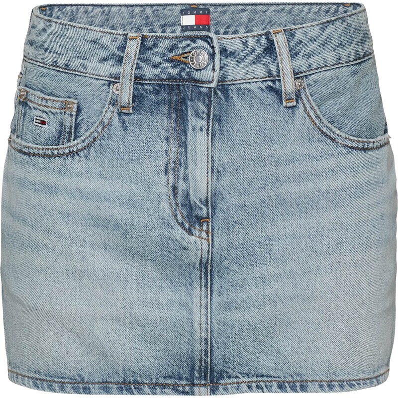 Tommy Jeans Φούστα μπλε ντένιμ
