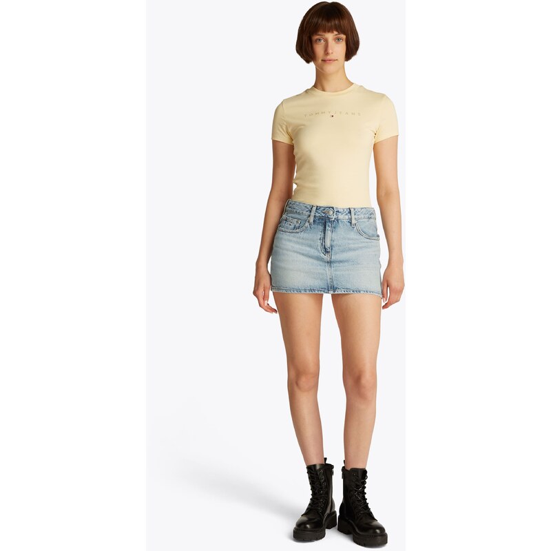 Tommy Jeans Φούστα μπλε ντένιμ