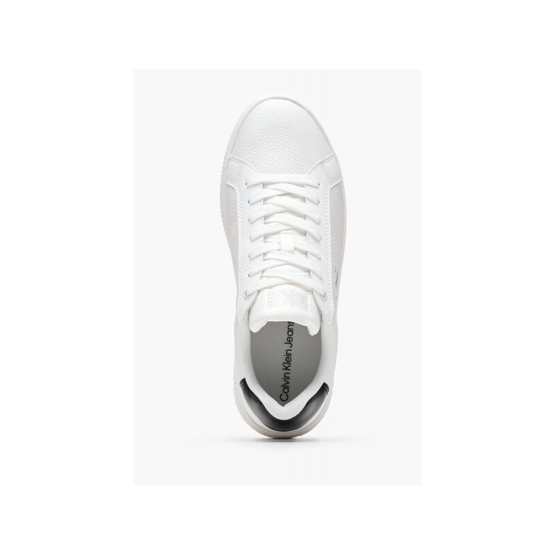 Γυναικεία Παπούτσια Casual Flatf.Mg Άσπρο Δέρμα Calvin Klein