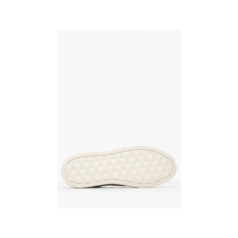 Γυναικεία Παπούτσια Casual Flatf.Mg Άσπρο Δέρμα Calvin Klein