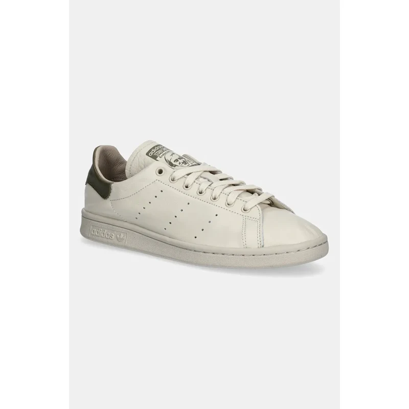 Δερμάτινα αθλητικά παπούτσια adidas Originals Stan Smith χρώμα: μπεζ, JH7403
