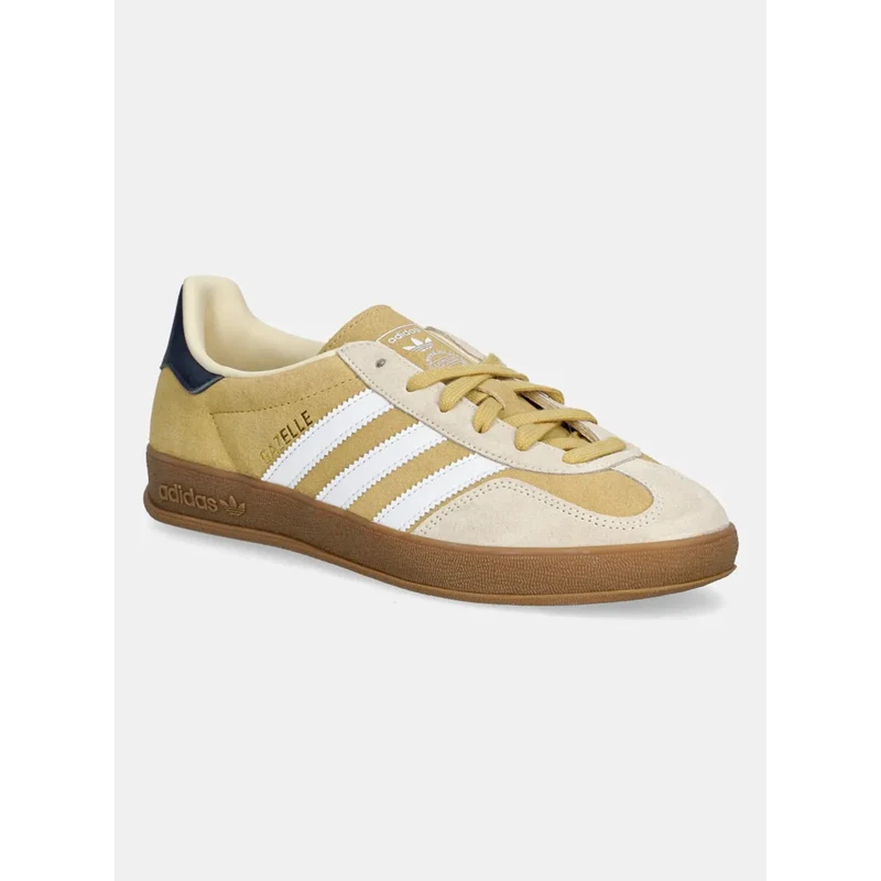 Σουέτ αθλητικά παπούτσια adidas Originals Gazelle Indoor χρώμα: κίτρινο, JI3523