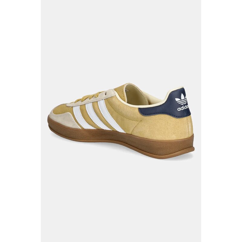 Σουέτ αθλητικά παπούτσια adidas Originals Gazelle Indoor χρώμα: κίτρινο, JI3523