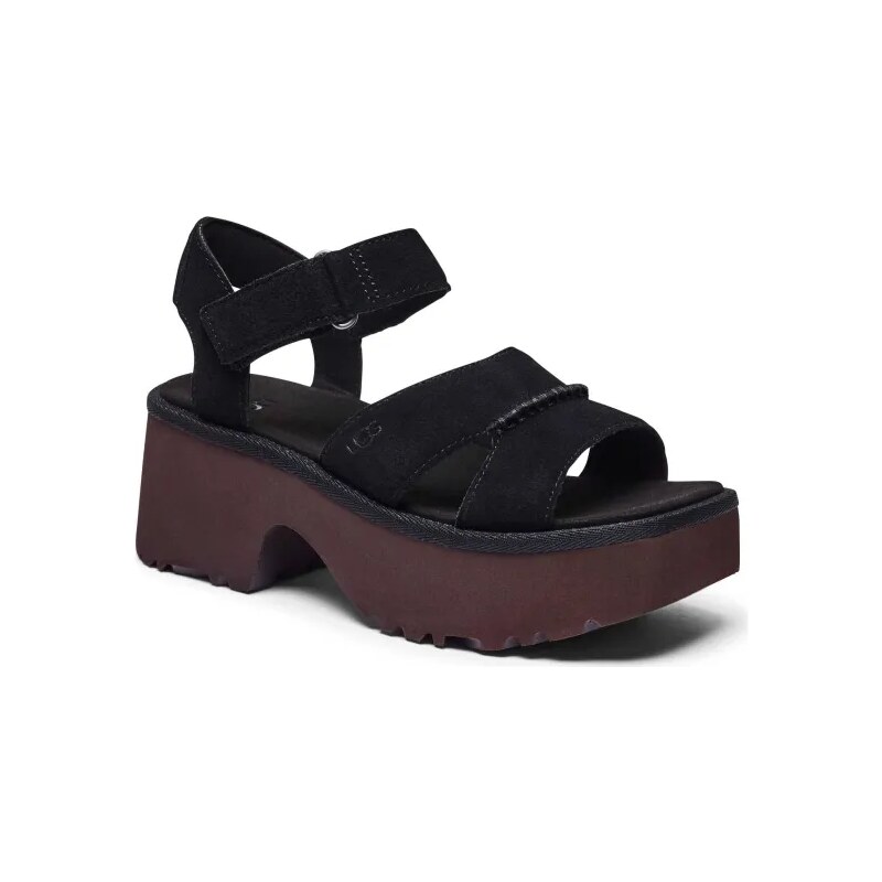 UGG Δερμάτινα σανδάλια W NEW HEIGHTS ANKLE STRAP