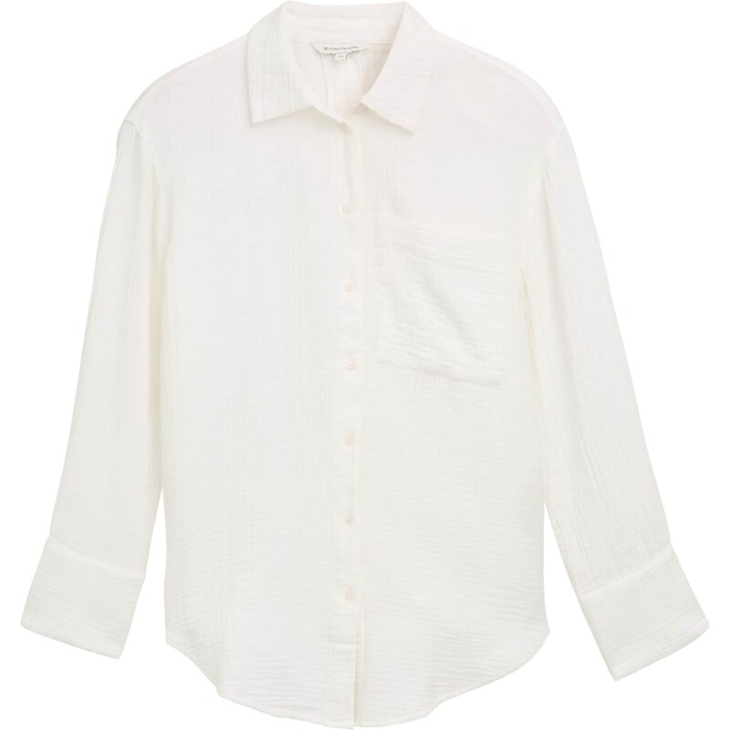 TOM TAILOR Μπλούζα λευκό