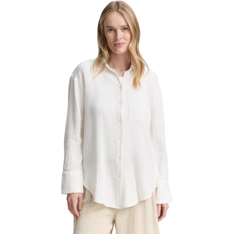 TOM TAILOR Μπλούζα λευκό