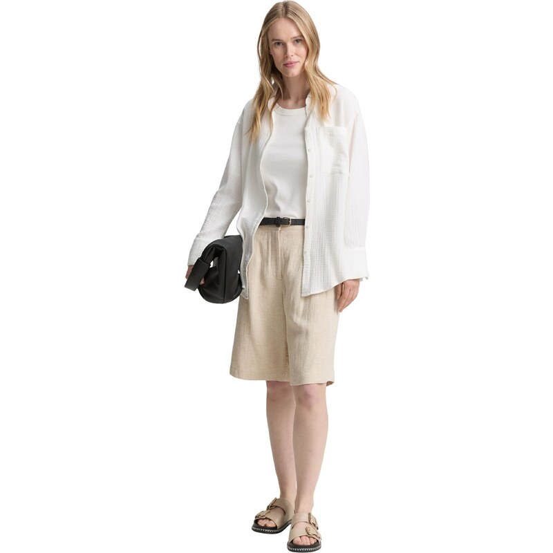 TOM TAILOR Μπλούζα λευκό