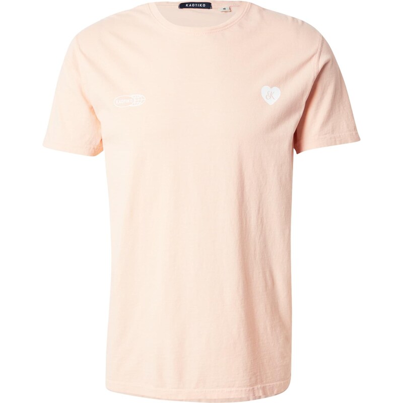 Kaotiko Μπλουζάκι 'CHAOS' βερικοκί / λευκό