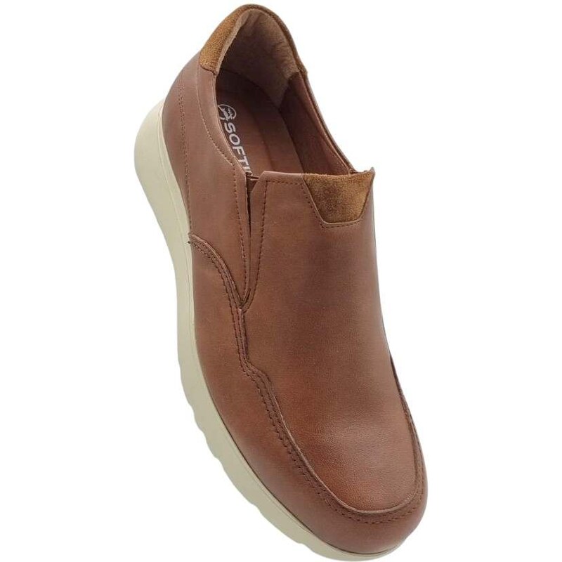 SOFTIES 6340 Ταμπά Δερμάτινα Ανδρικά Μοκασίνια