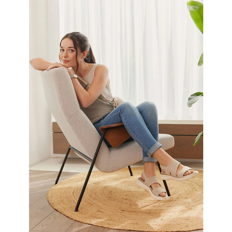 Tamaris Comfort Beige/Gold Ανατομικά Πέδιλα Μπεζ (8-88727-44-499)
