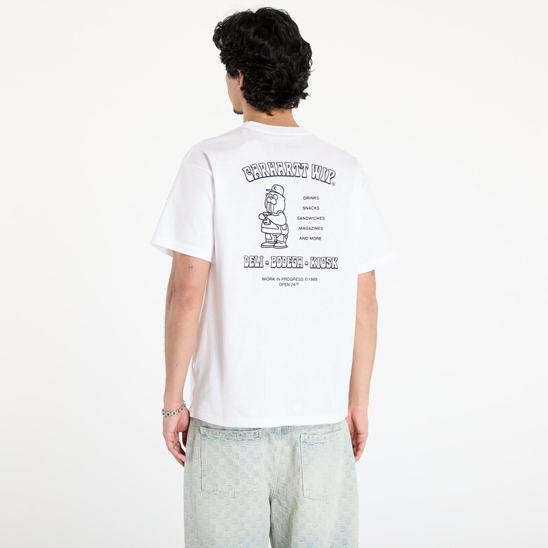 Μπλουζάκι Carhartt WIP Short Sleeve Sandwich T-Shirt UNISEX White M