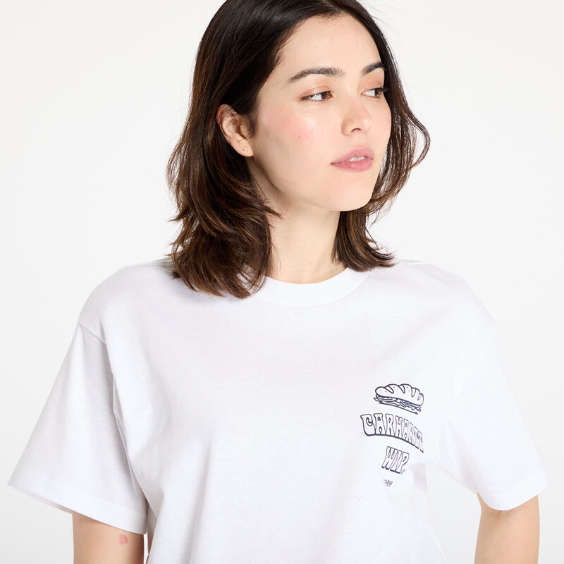 Μπλουζάκι Carhartt WIP Short Sleeve Sandwich T-Shirt UNISEX White M