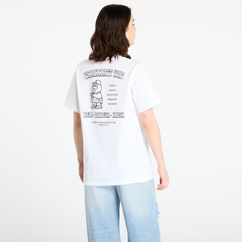 Μπλουζάκι Carhartt WIP Short Sleeve Sandwich T-Shirt UNISEX White M