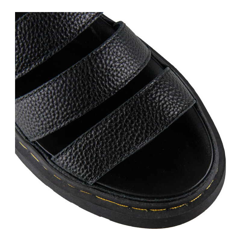 Silia D Μαύρο Gladiator Flatform Σανδάλι