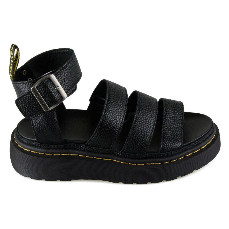 Silia D Μαύρο Gladiator Flatform Σανδάλι