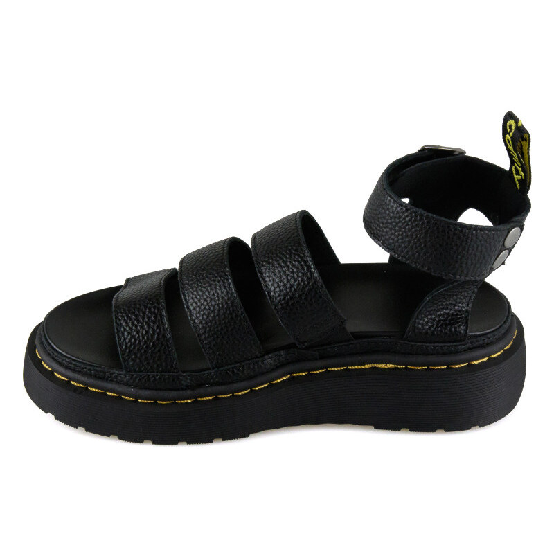 Silia D Μαύρο Gladiator Flatform Σανδάλι