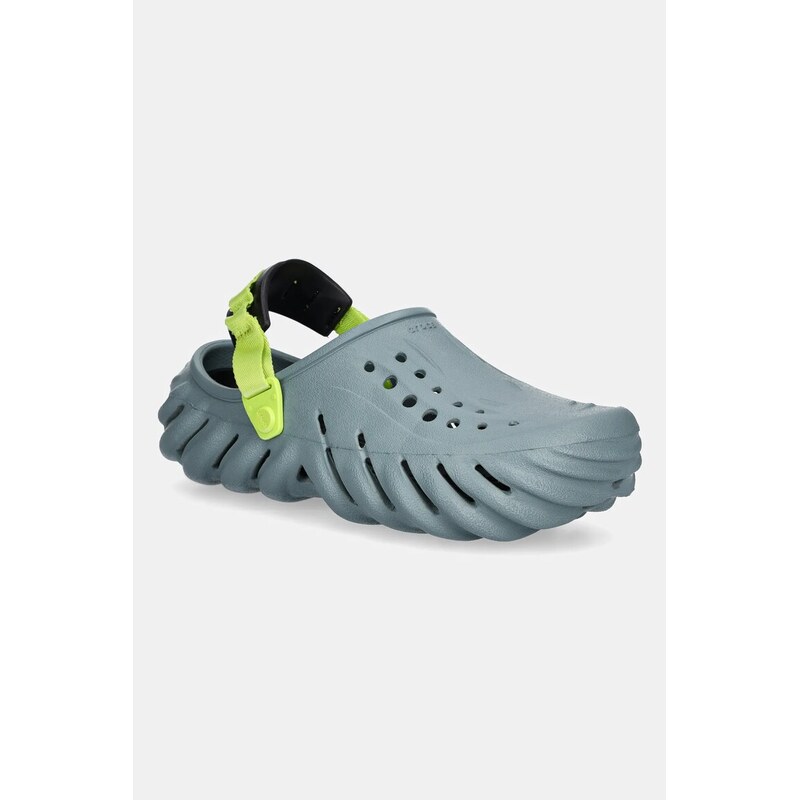 Παντόφλες Crocs X - (Echo) Clog χρώμα: πράσινο, 207937