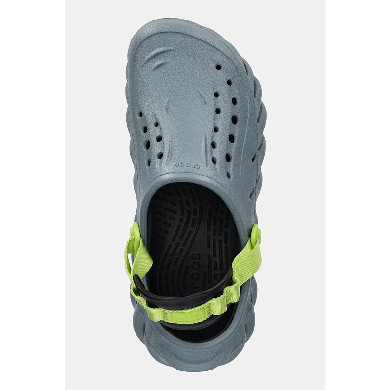 Παντόφλες Crocs X - (Echo) Clog χρώμα: πράσινο, 207937