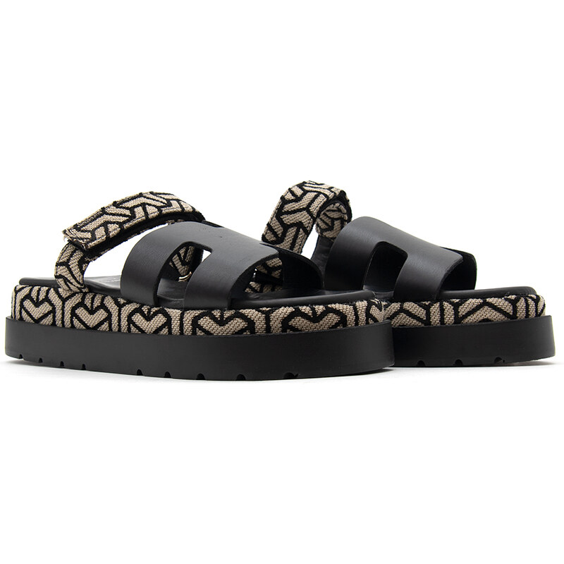 LEATHER PLATFORM SANDALS WOMEN MARIELLA FABIANI