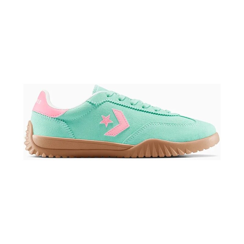 Δερμάτινα αθλητικά παπούτσια Converse Run Star Trainer χρώμα: πράσινο, A15090C