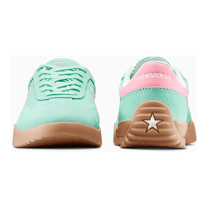 Δερμάτινα αθλητικά παπούτσια Converse Run Star Trainer χρώμα: πράσινο, A15090C