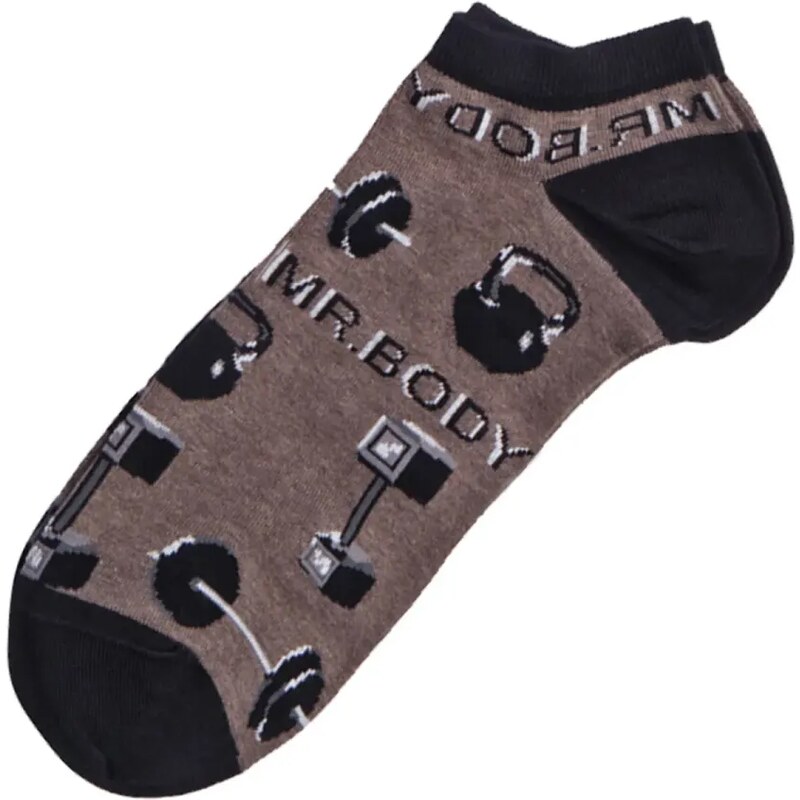 FMS Ανδρικές Κάλτσες Σοσόνια Mr Body, Χρώμα: Μόκα
