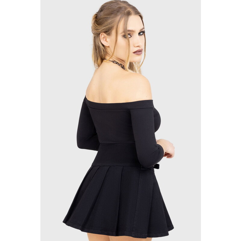 Γυναικείο μπλουζάκι (top) KILLSTAR - Cryptarose - Black - KSRA012660