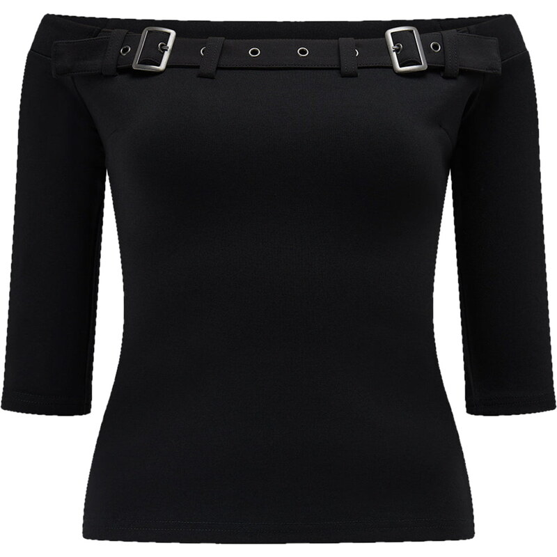 Γυναικείο μπλουζάκι (top) KILLSTAR - Cryptarose - Black - KSRA012660