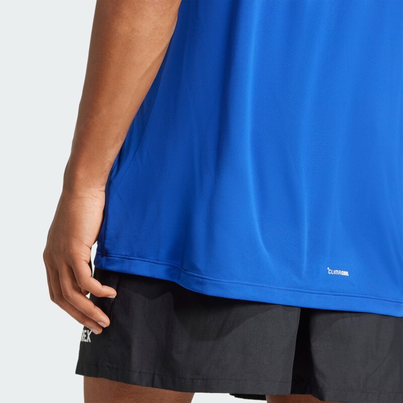 ADIDAS TERREX Λειτουργικό μπλουζάκι 'Multi Climacool Logo Tech' μπλε ουρανού / λευκό