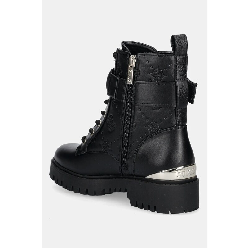 Μποτάκια Guess ORANDA2 χρώμα: μαύρο, FLTORA FAL10