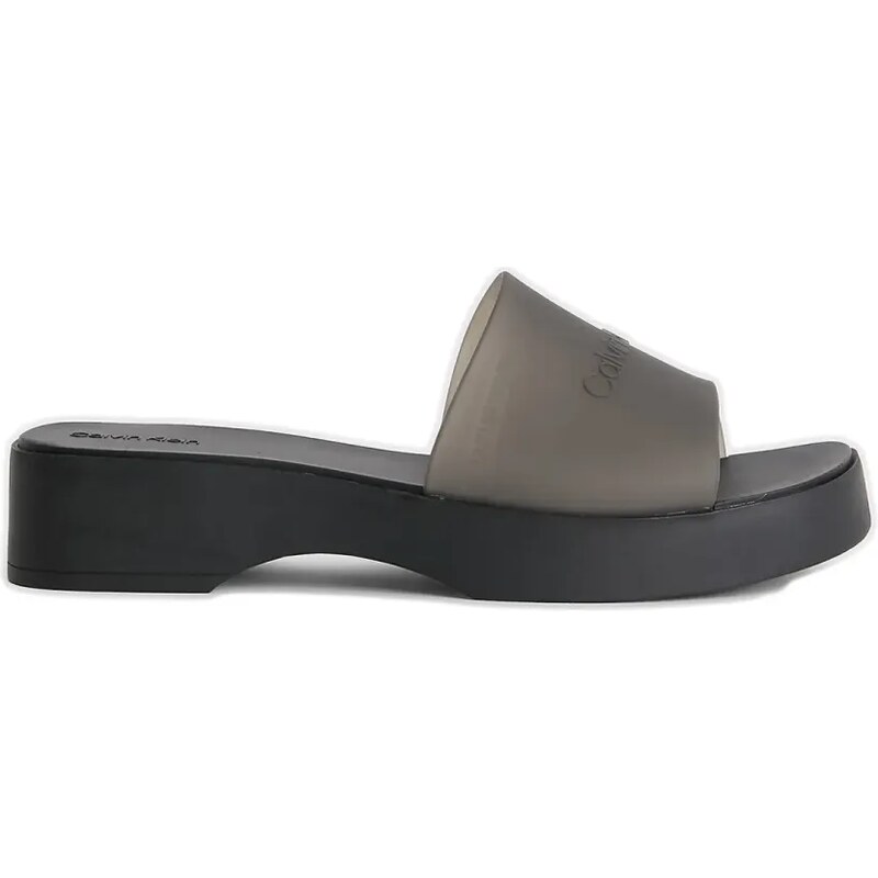 Calvin Klein Γυναικείες Πλατφόρμες Wedge Embossed Logo, Χρώμα: Pvh Black