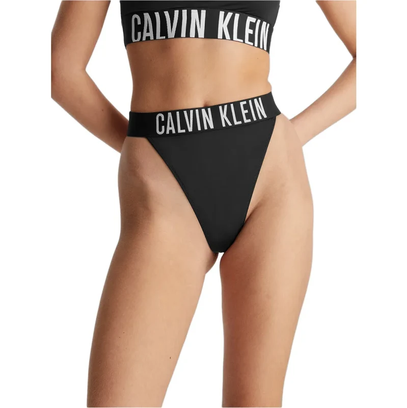 Calvin Klein Γυναικείο Μαγιό String Thong Intense Power, Χρώμα: Μαύρο