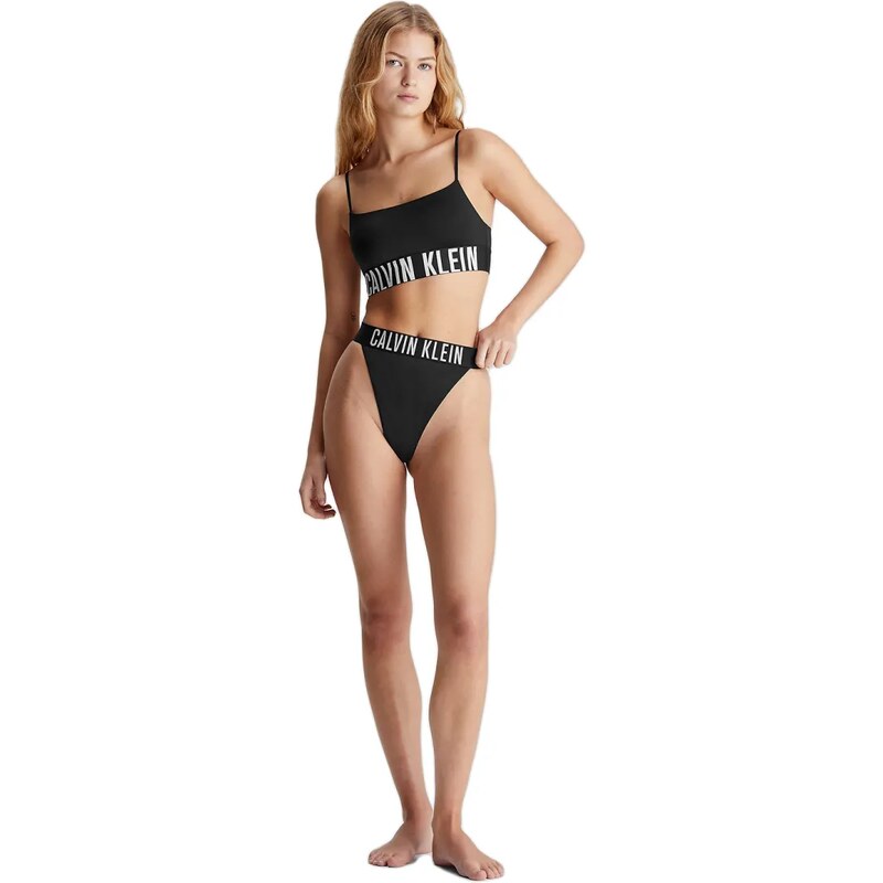Calvin Klein Γυναικείο Μαγιό String Thong Intense Power, Χρώμα: Μαύρο