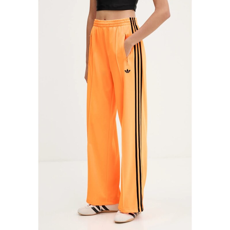 Παντελόνι φόρμας adidas Originals Firebird χρώμα: πορτοκαλί, JY2694