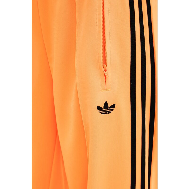 Παντελόνι φόρμας adidas Originals Firebird χρώμα: πορτοκαλί, JY2694