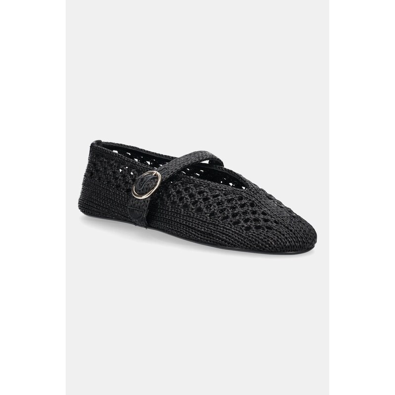 Μπαλαρίνες Steve Madden Alara χρώμα: μαύρο, 11003842
