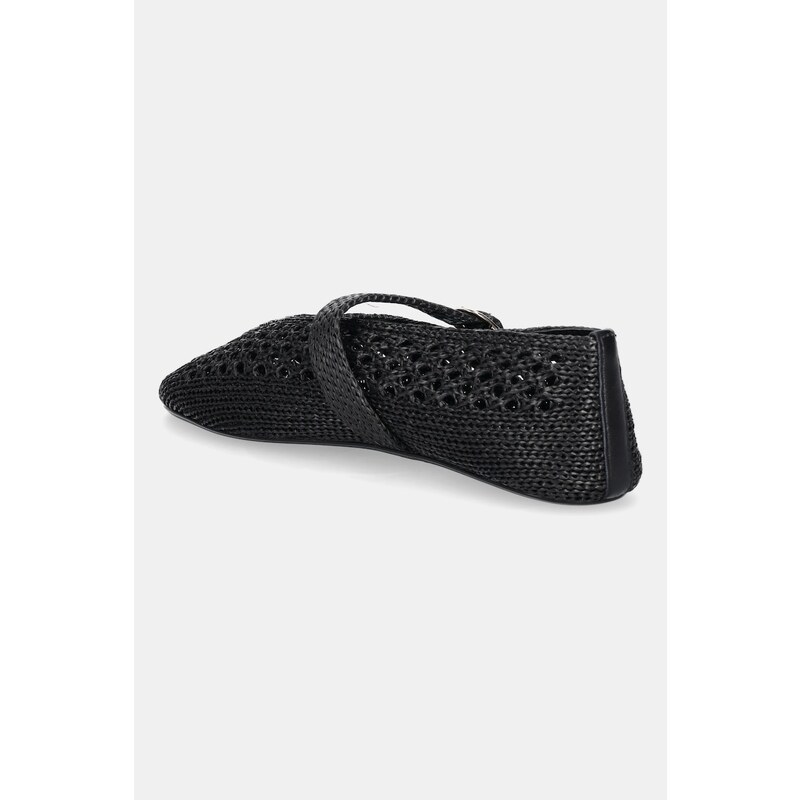 Μπαλαρίνες Steve Madden Alara χρώμα: μαύρο, 11003842