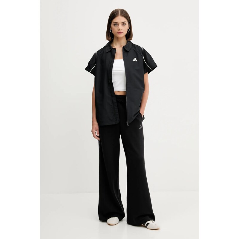 Παντελόνι φόρμας adidas Essentials χρώμα: μαύρο, JM1840