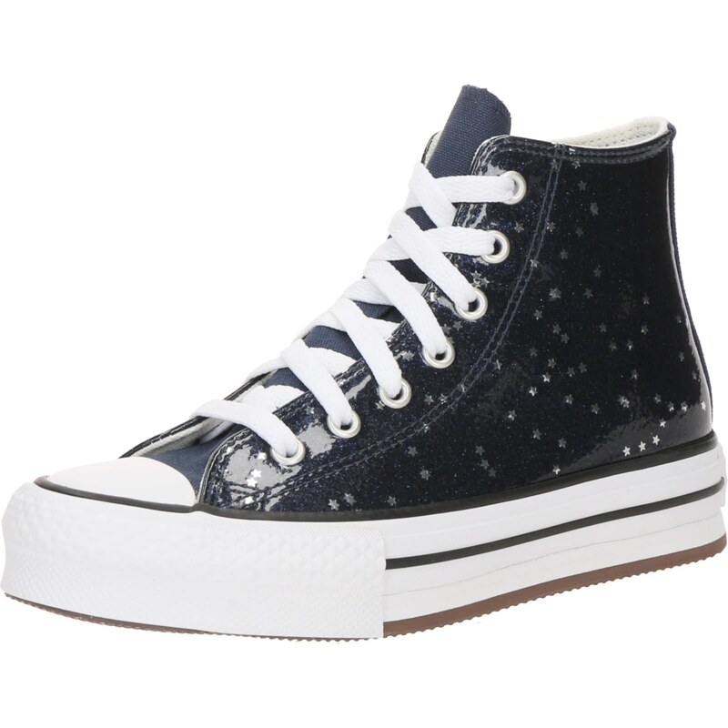 CONVERSE Σνίκερ 'CTAS' ναυτικό μπλε / ασημί / λευκό