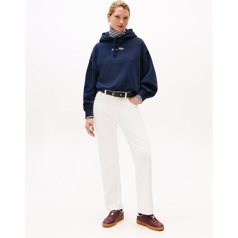 TOMMY HILFIGER Μπλούζα φούτερ 'Classic' ναυτικό μπλε / λευκό