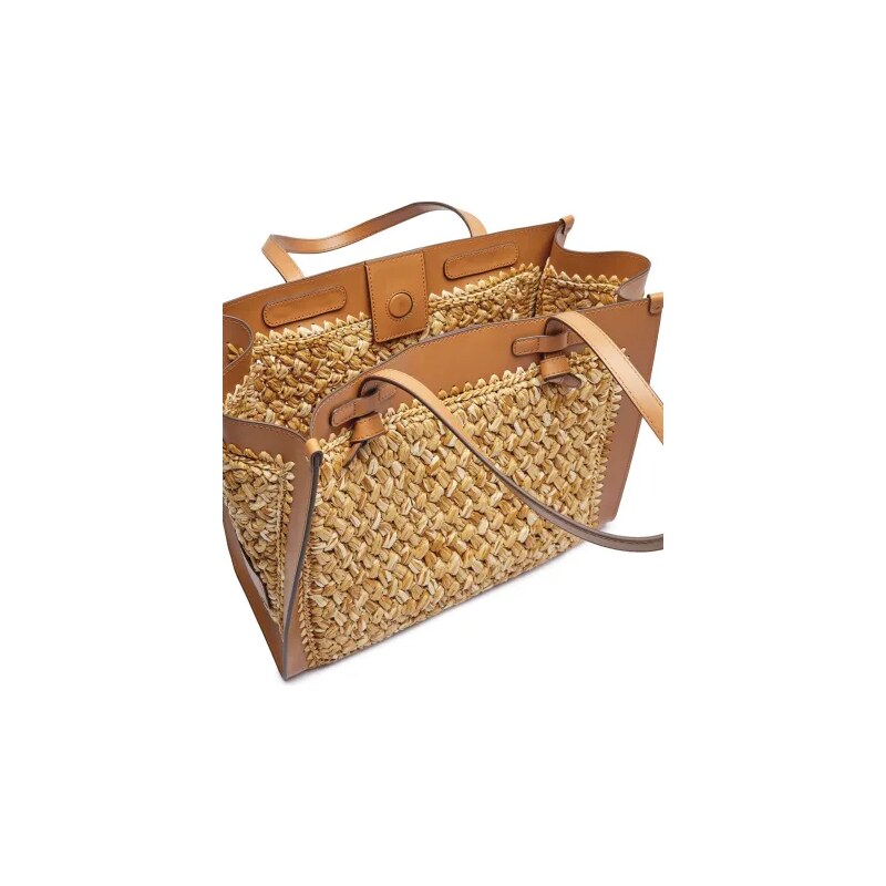 GIANNI CHIARINI Τσάντα shopper + τσαντάκι MARCELLA | με την προσθήκη δέρματος