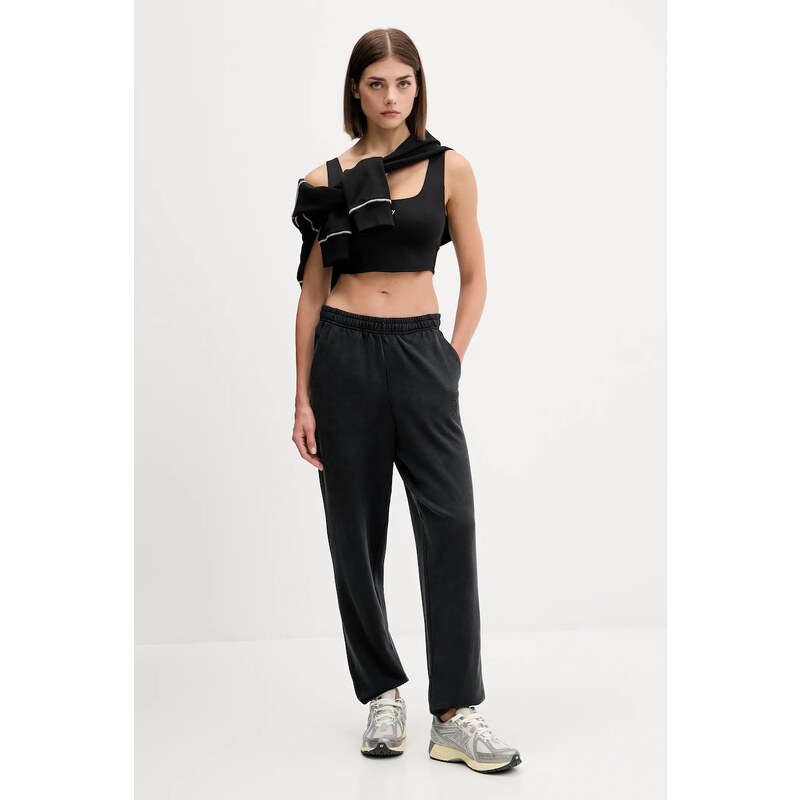 Μπλούζα Tommy Jeans χρώμα: μαύρο, DW0DW21587